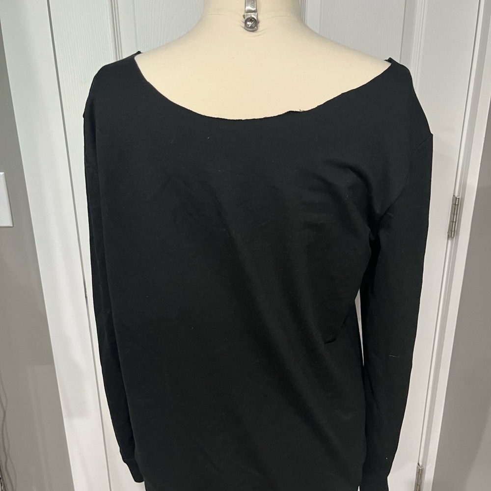 Black Crew Neck Sweater - Picture 7 of 9